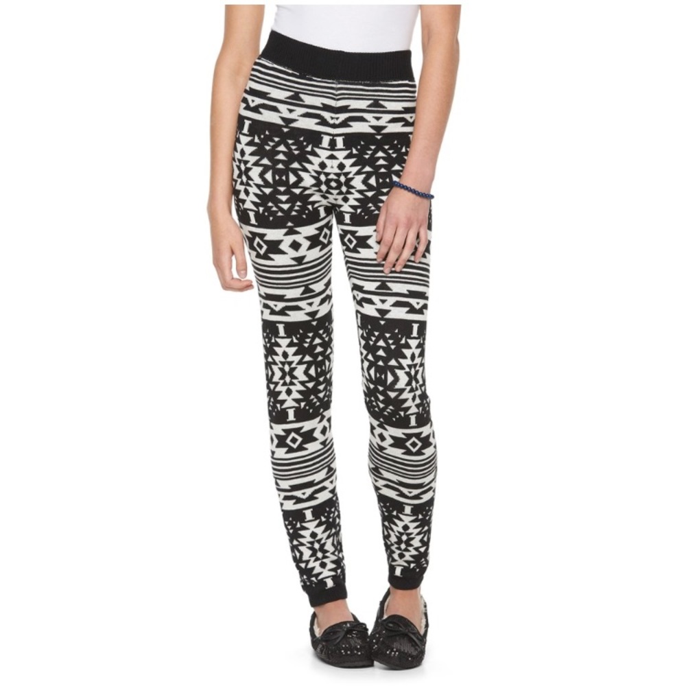 High waisted sweater leggings